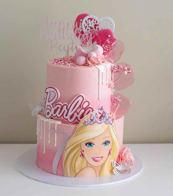 Ideias decoracao de festa barbie bolos 2