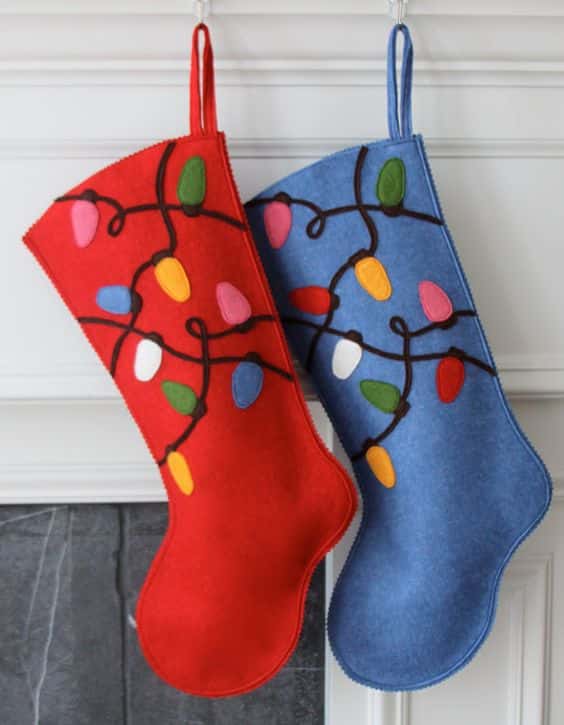 Ideias decorar meias de natal 3