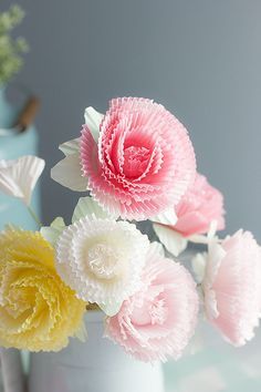 Ideias flores com forminhas de doce 3