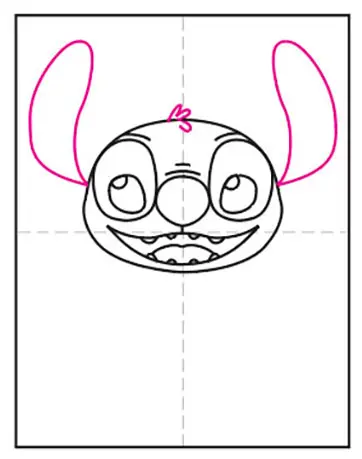aprenda a desenhar o stitch 4