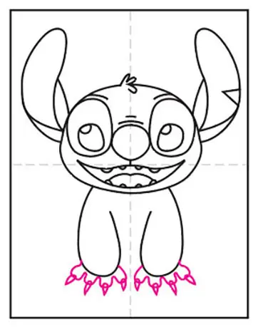 aprenda a desenhar o stitch 6