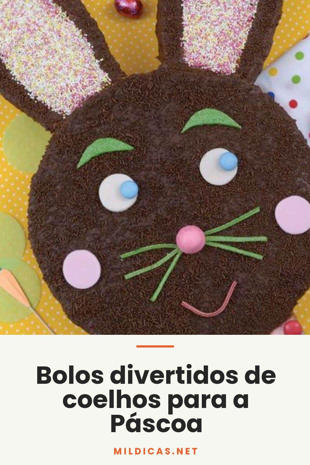 Bolos divertidos de coelhos para a Páscoa