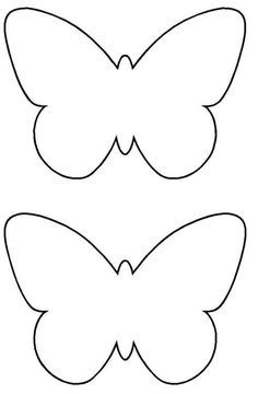 borboletas de papel molde 3