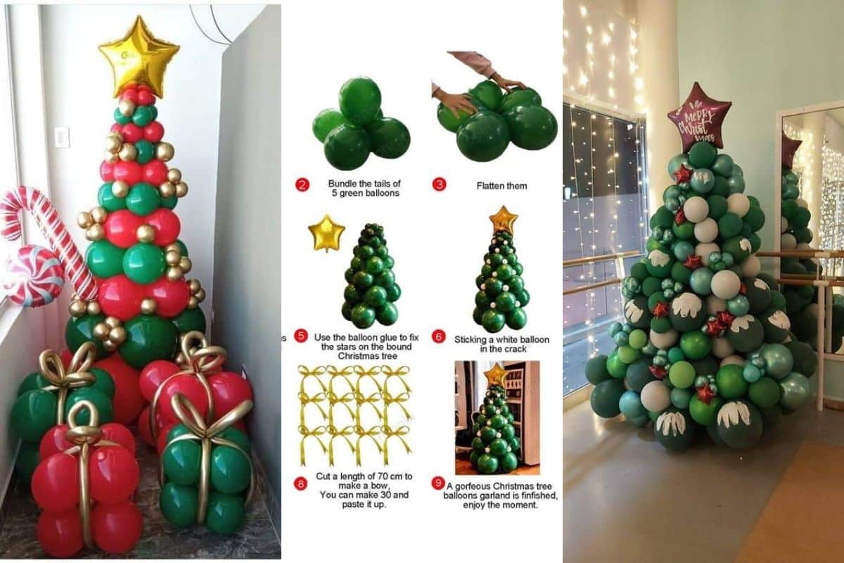 decoracao de natal com baloes 15