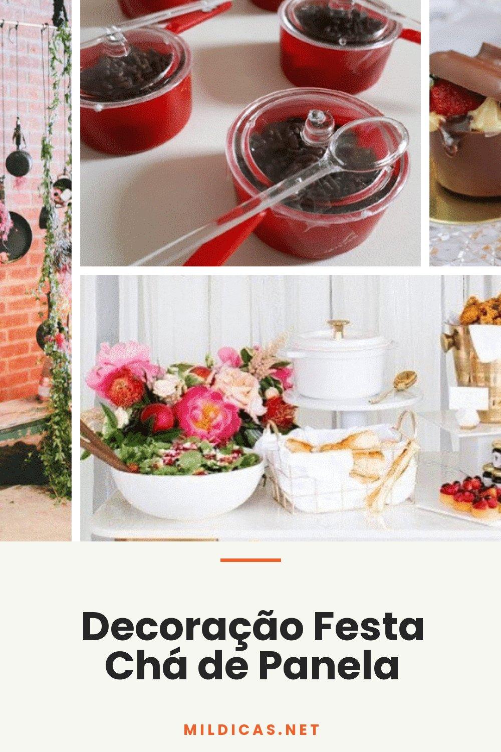 Decoração Festa Chá de Panela