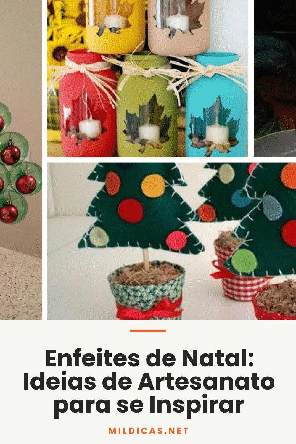Enfeites de Natal: Ideias de Artesanato para se Inspirar