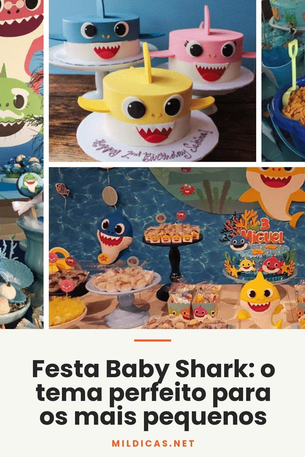 Festa Baby Shark: o tema perfeito para os mais pequenos