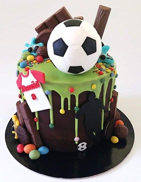 festa futebol bolo personalizado