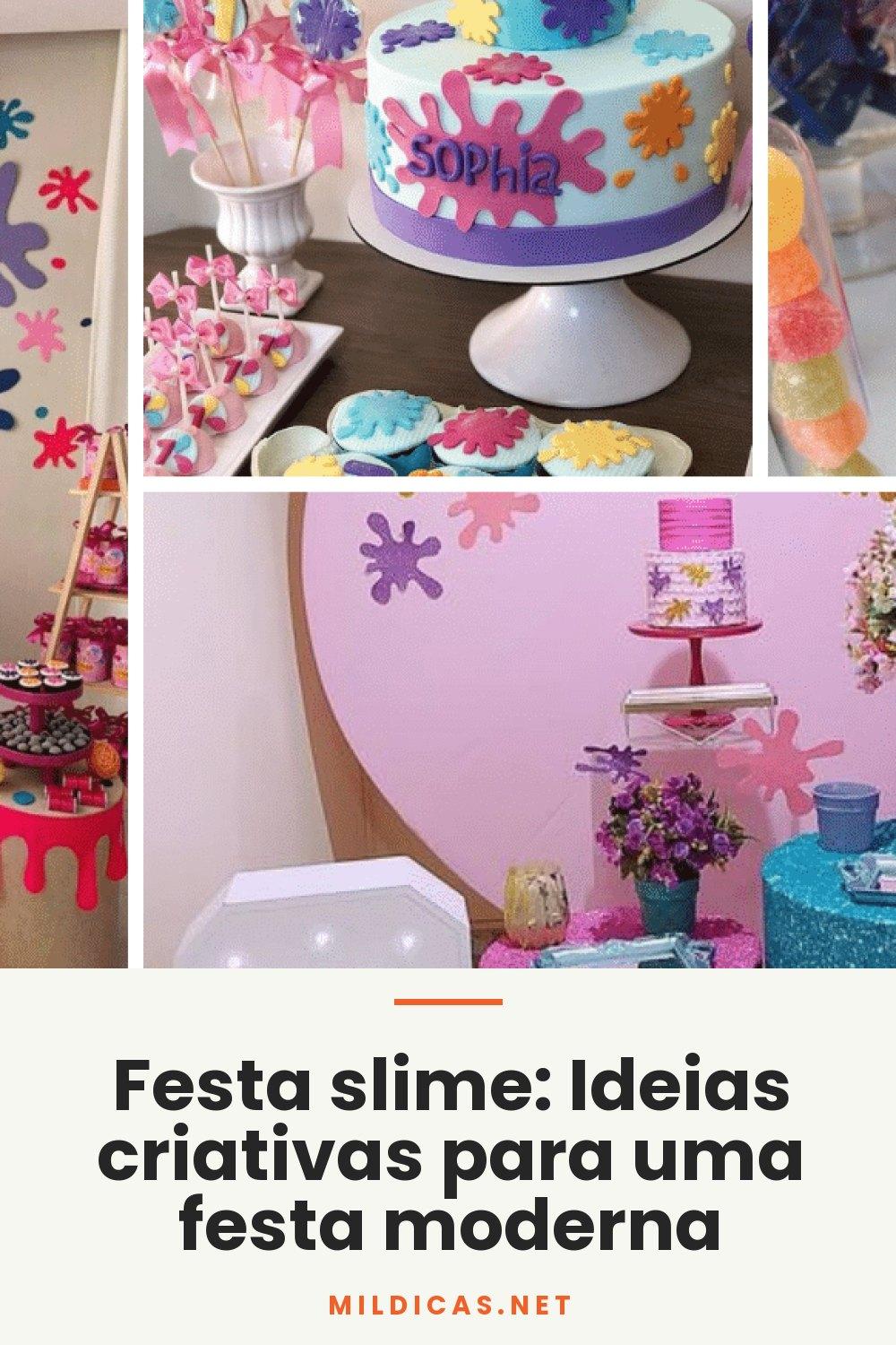 Festa slime: Ideias criativas para uma festa moderna