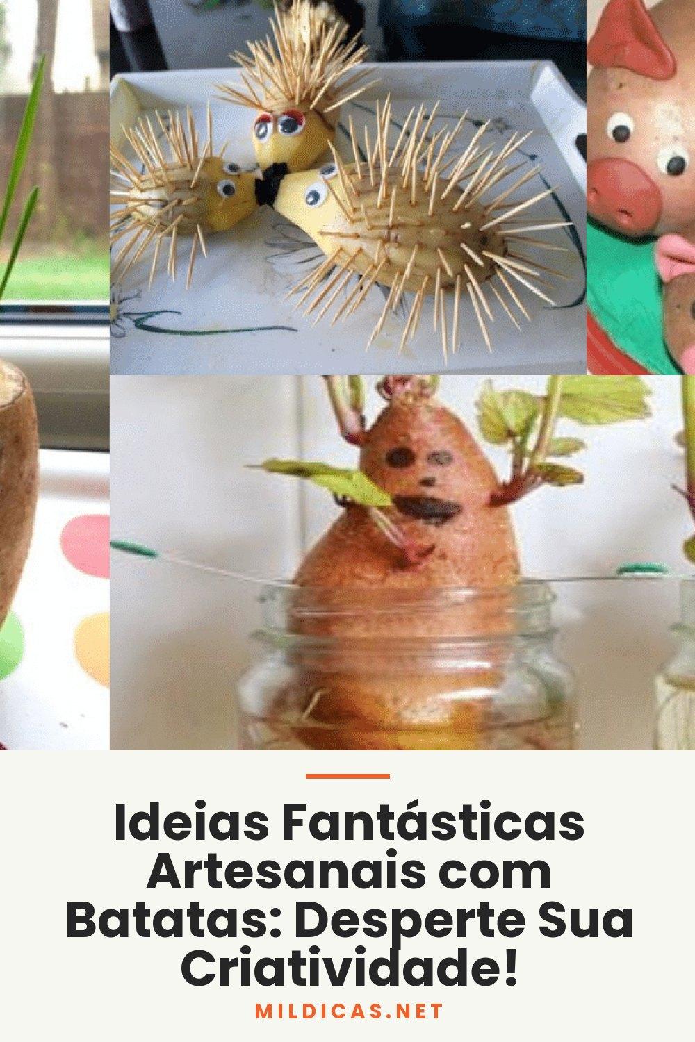 Ideias Fantásticas Artesanais com Batatas: Desperte Sua Criatividade!