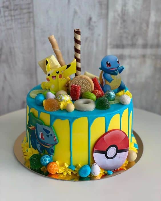 ideias festa pokemon bolo 5 Copia