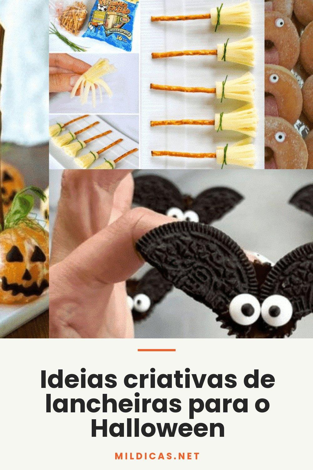 Ideias criativas de lancheiras para o Halloween