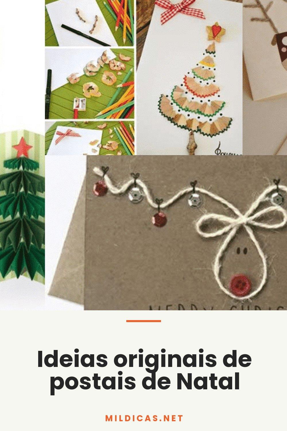Ideias originais de postais de Natal