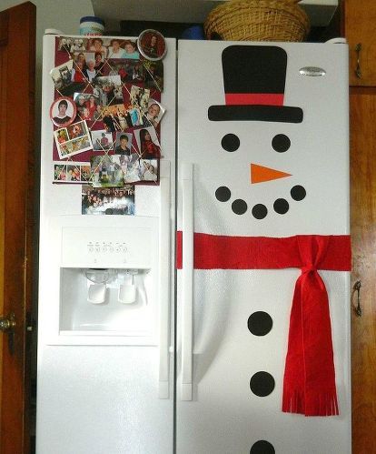 ideias para decorar a porta da geladeira para o natal 7