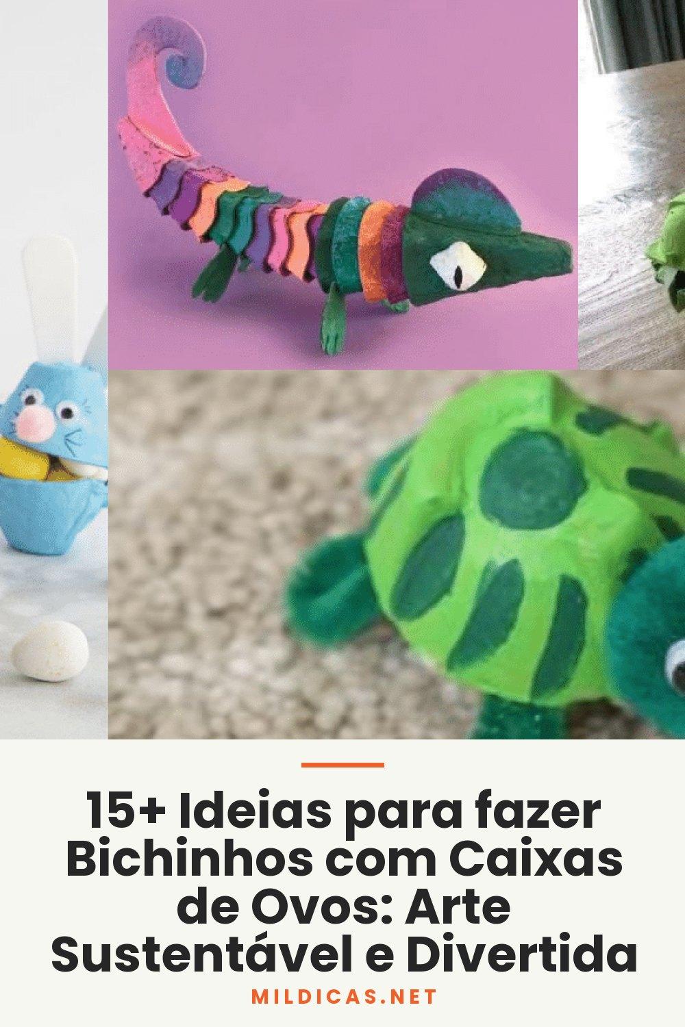 15+ Ideias para fazer Bichinhos com Caixas de Ovos: Arte Sustentável e Divertida