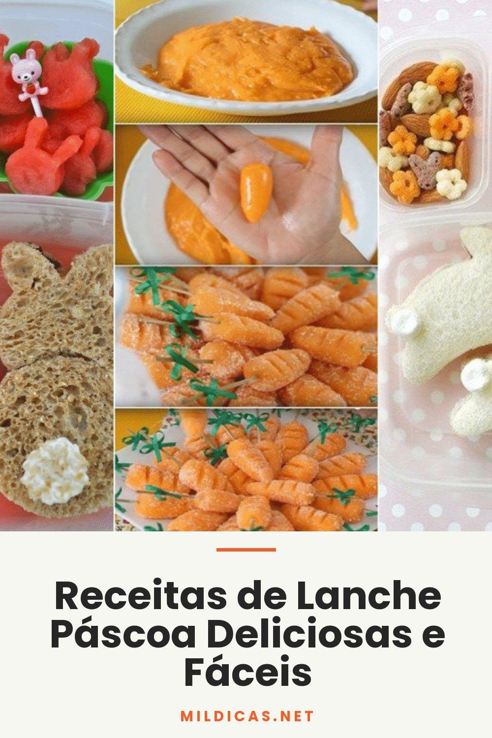 Receitas de Lanche Páscoa Deliciosas e Fáceis