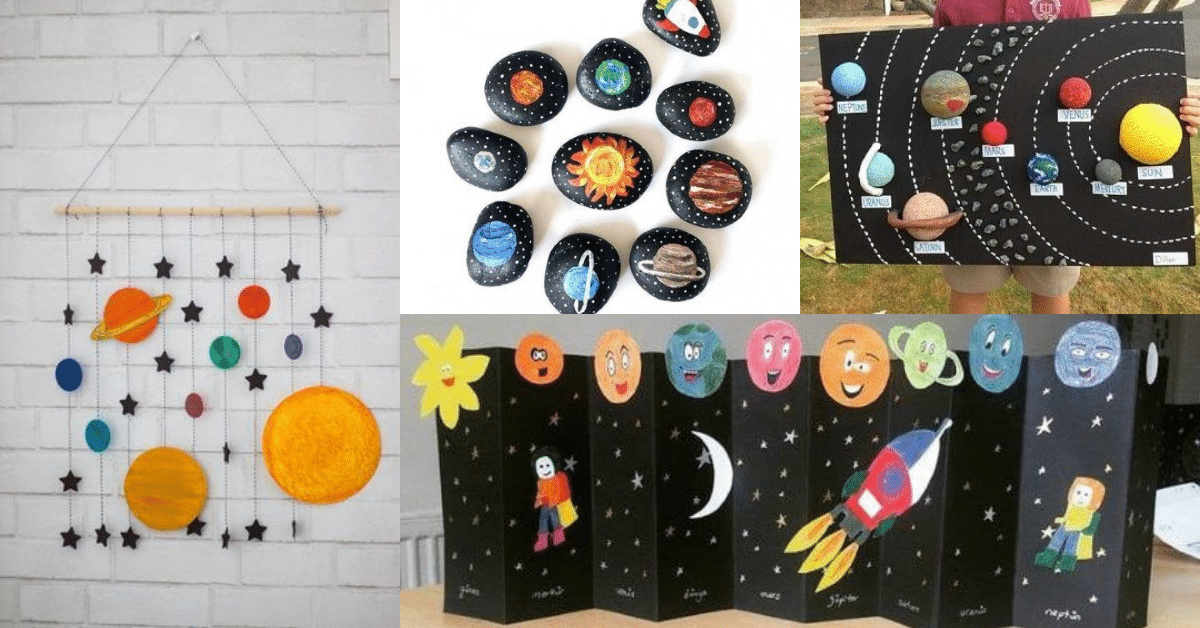 maquetas do sistema solar para a escola