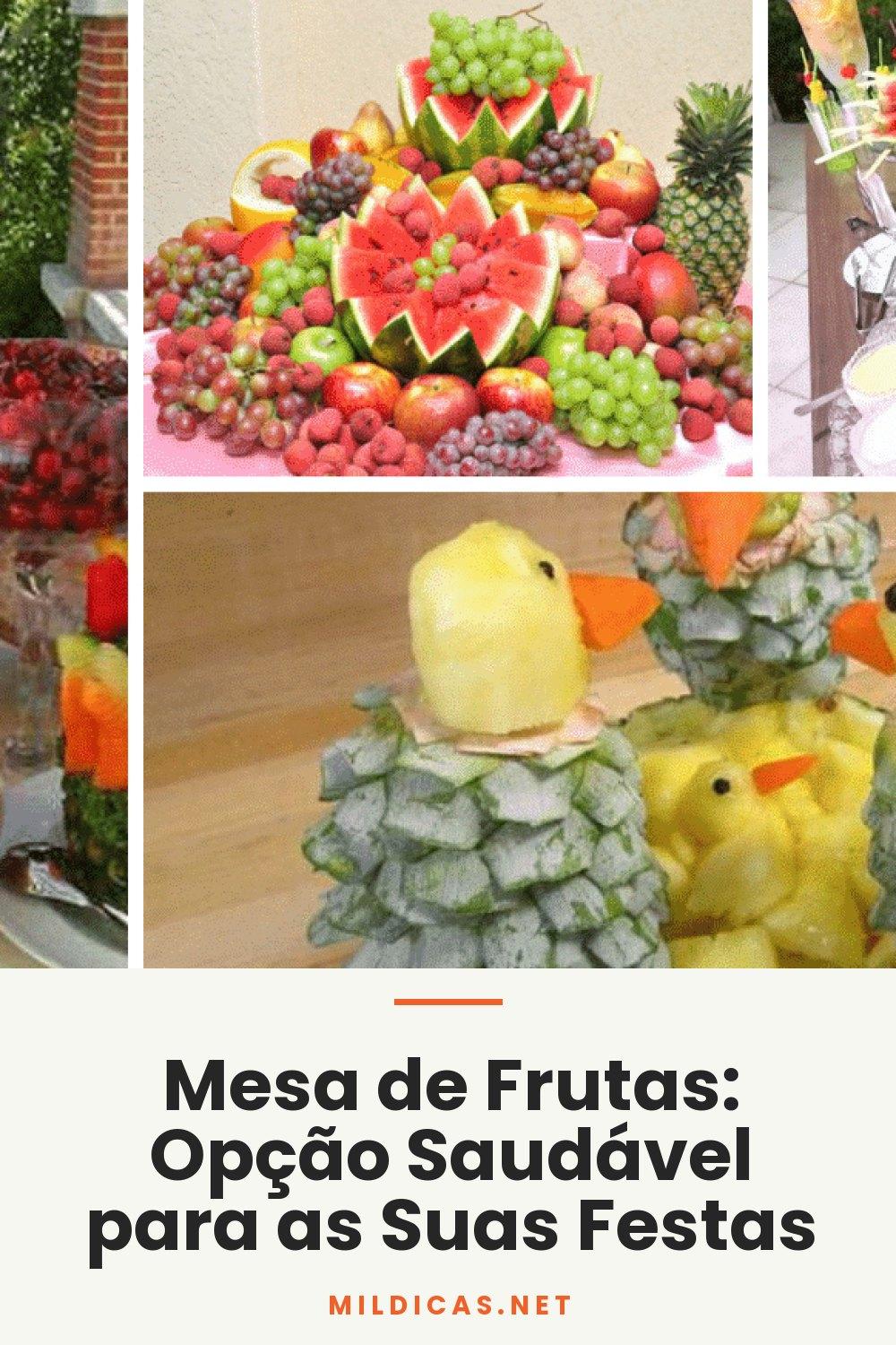 Mesa de Frutas: Opção Saudável para as Suas Festas
