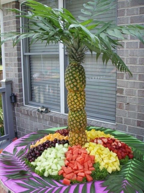 mesa fruta festa