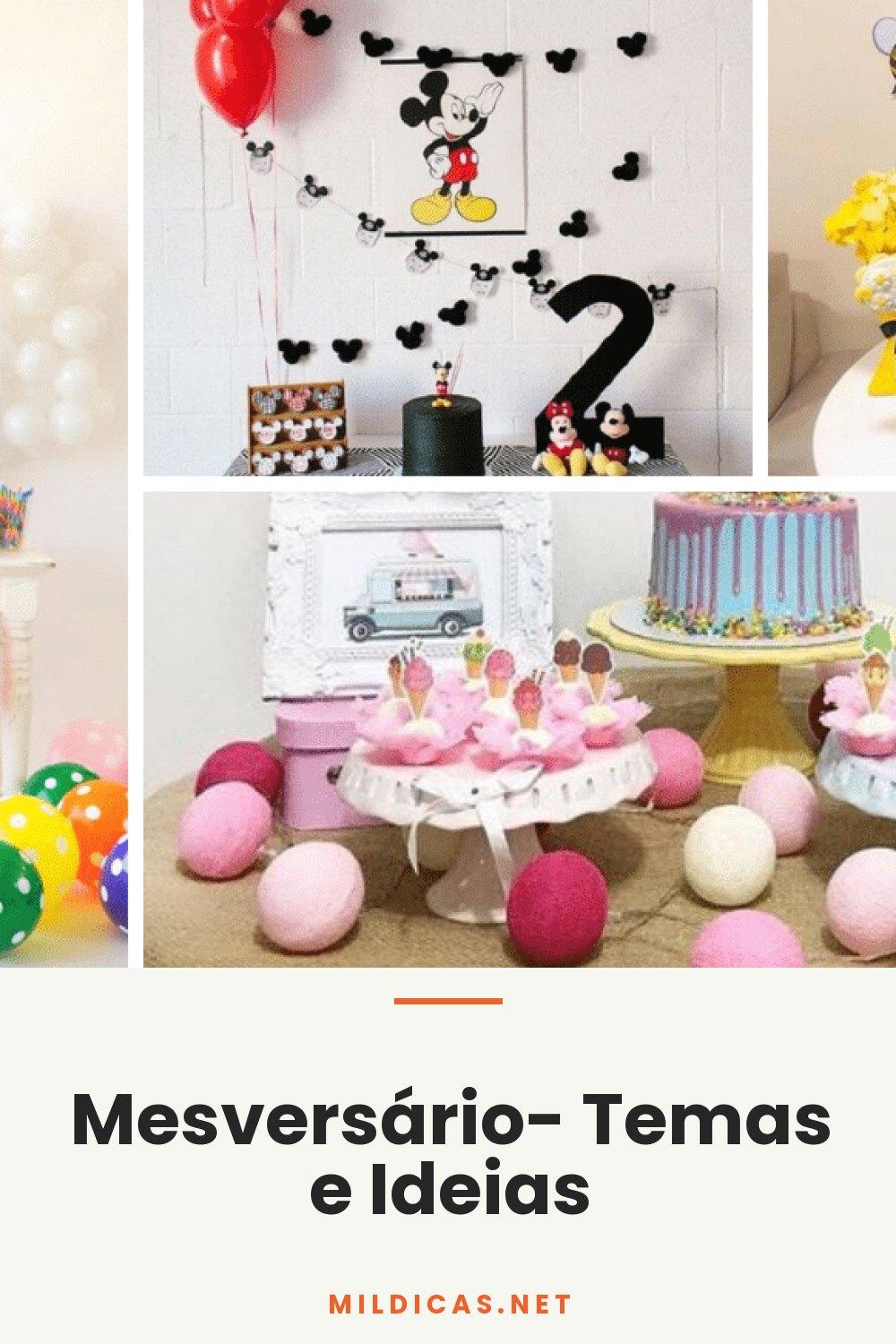 Mesversário- Temas e Ideias