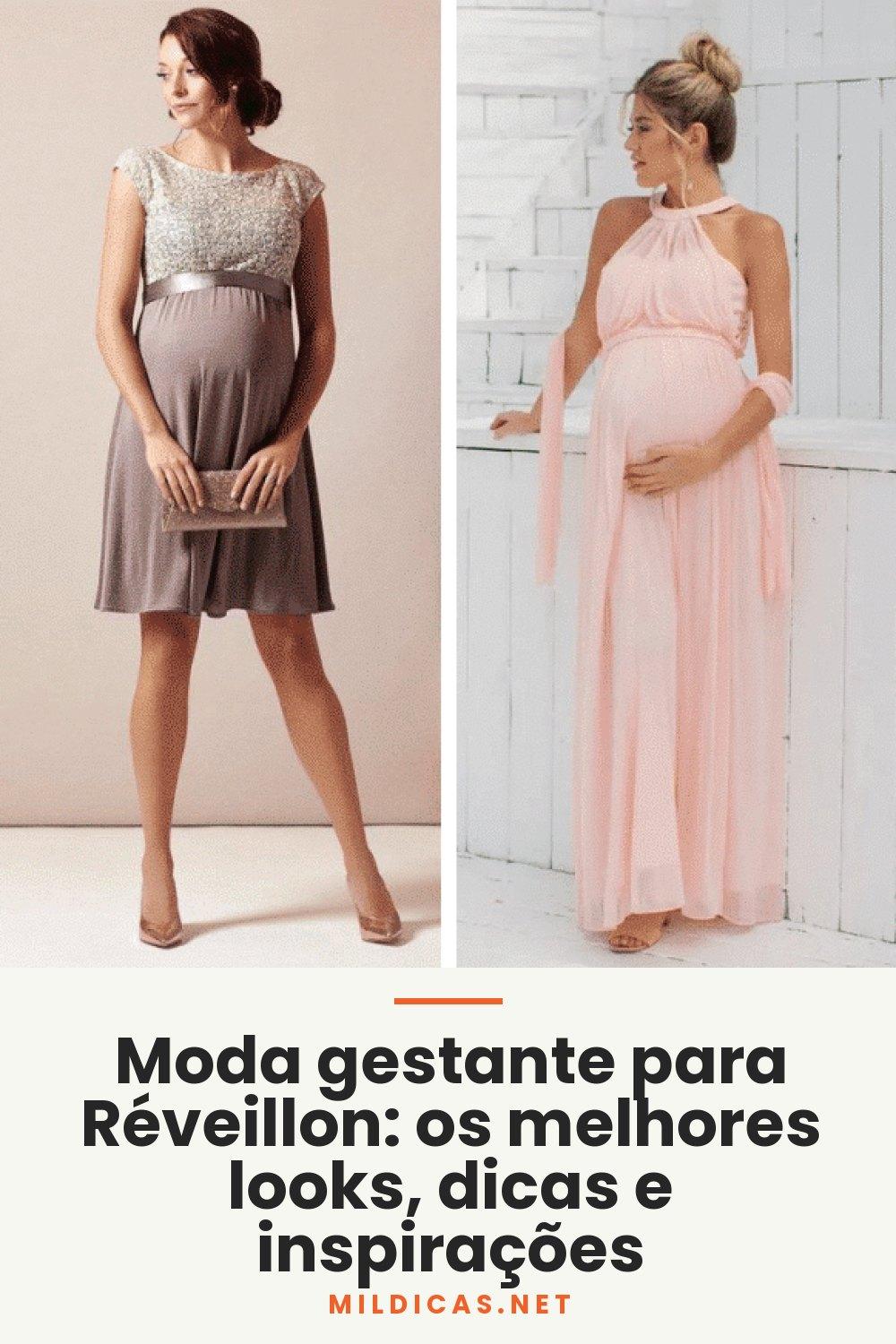Moda gestante para Réveillon: os melhores looks, dicas e inspirações