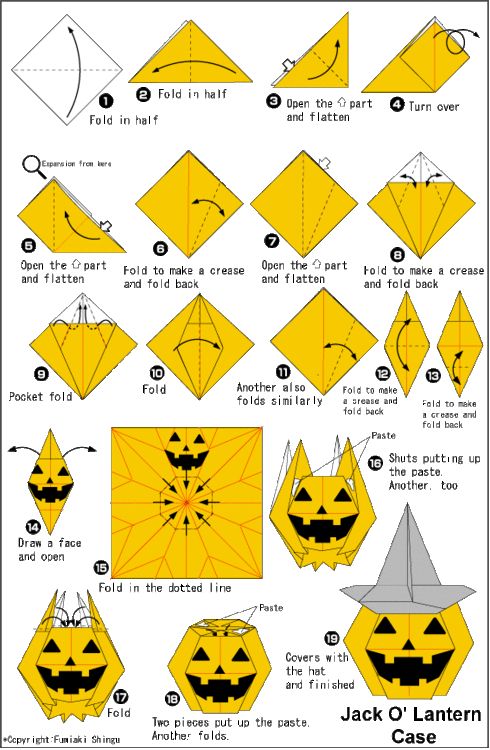 origami divertido para o halloween 10