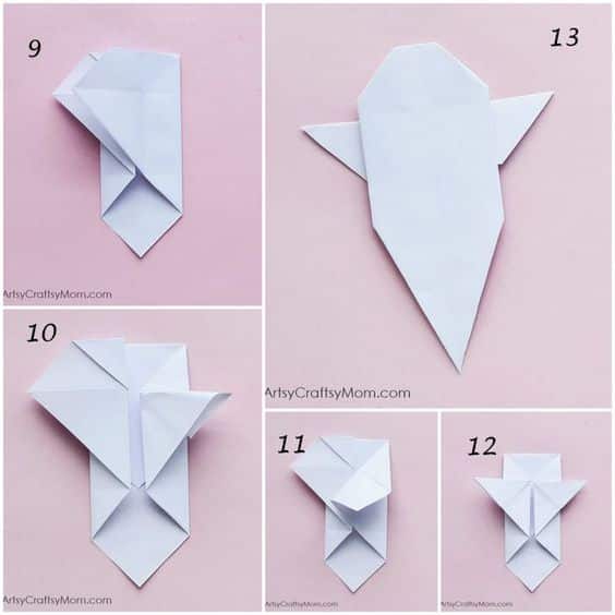 origami divertido para o halloween 8