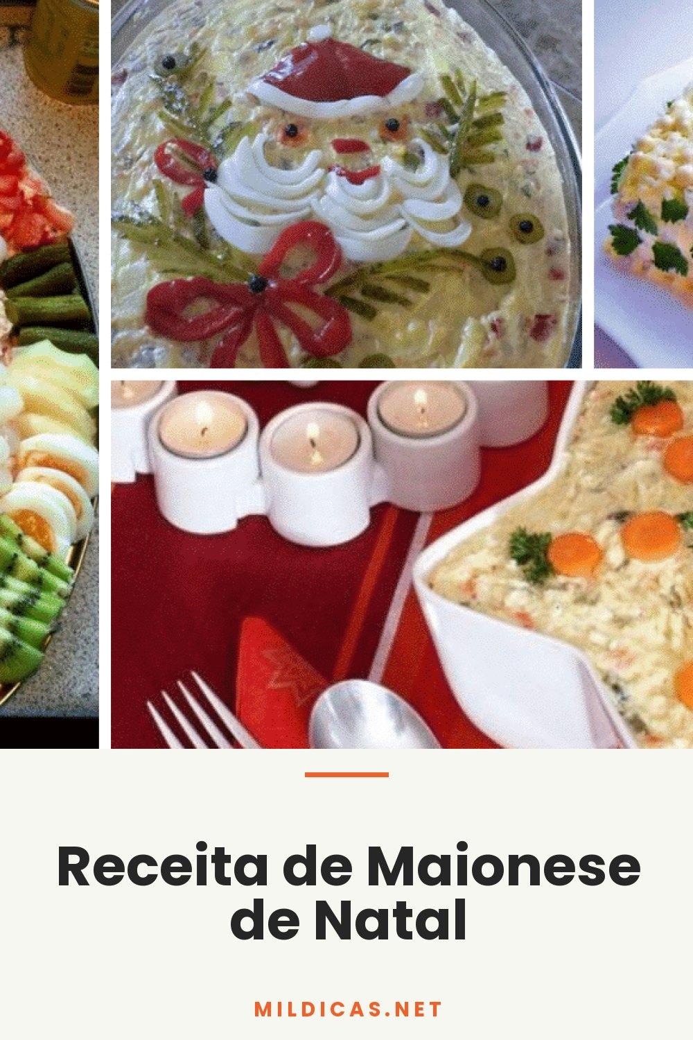Receita de Maionese de Natal