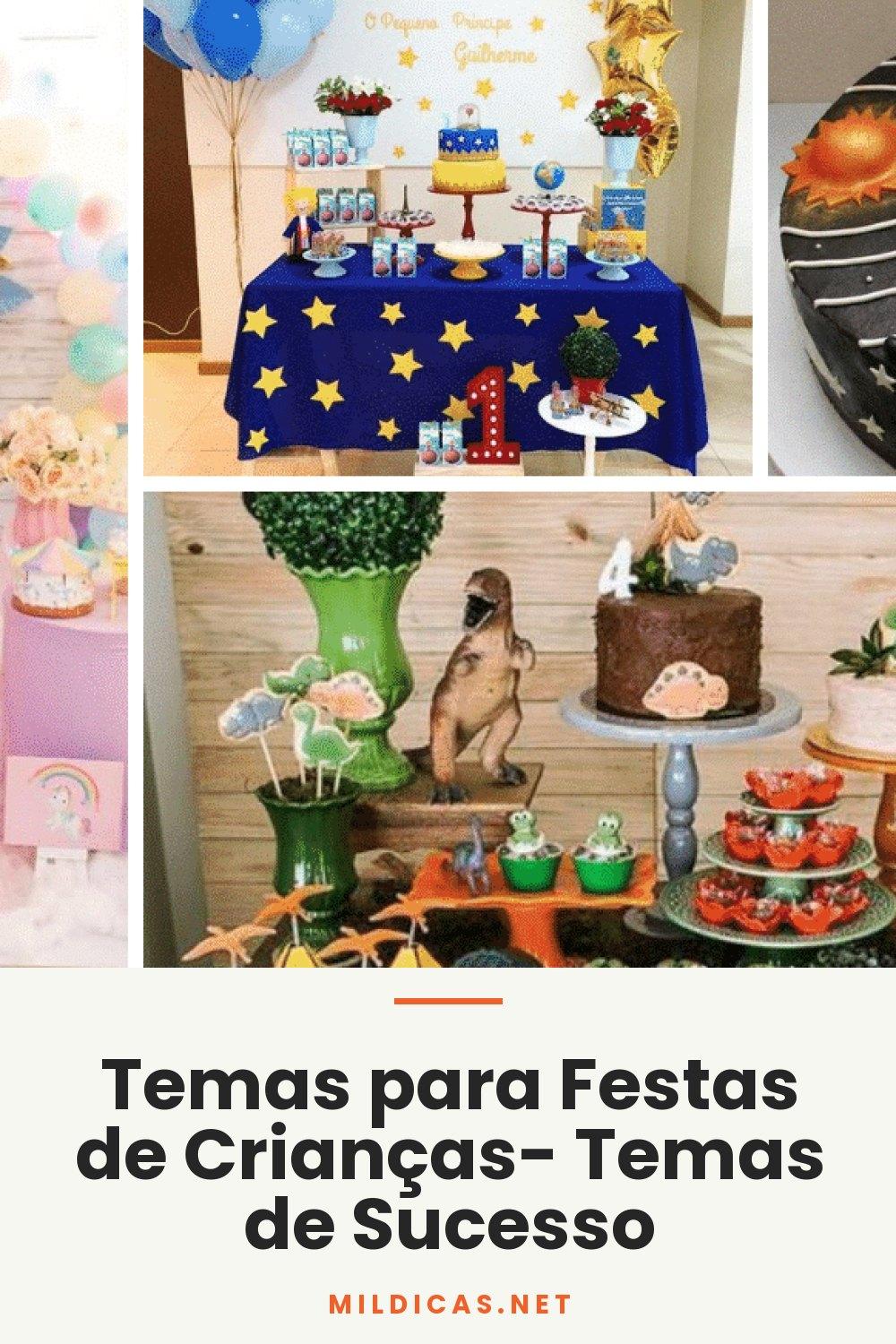 Temas para Festas de Crianças- Temas de Sucesso